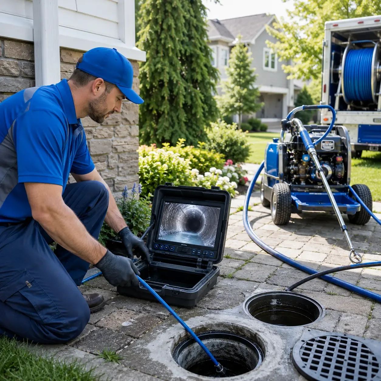 Outdoor drain cleaning professionals serving Mcbain, MI